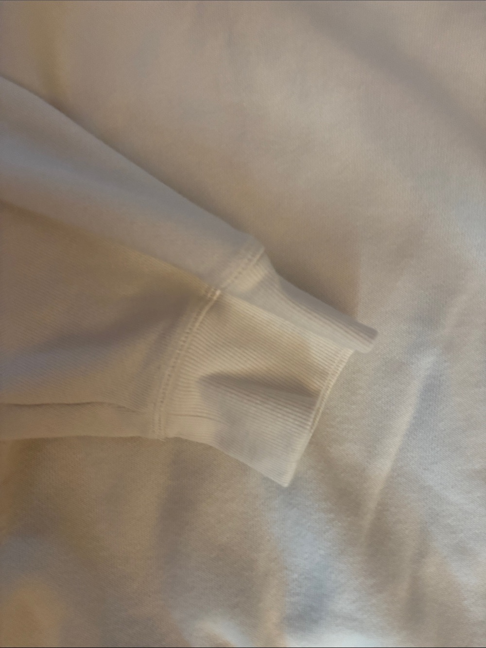PINK Victoria's Secret Crewneck Sweatshirt - Cream EUC XL Vintage - Picture 4 of 5